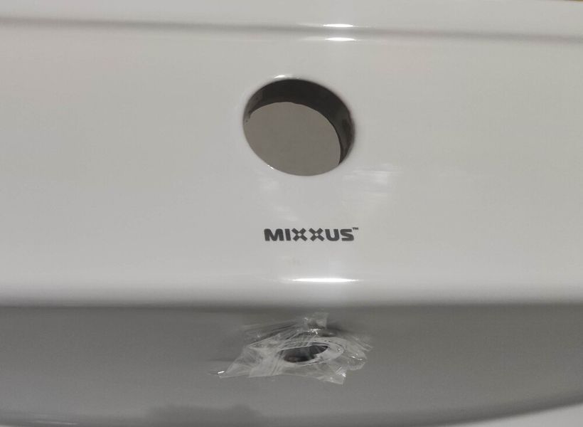 Раковина меблева Mixxus Premium CUBIC-1501 610х460х170mm з отвором під змішувач та переливом (MP6495) MP6495 фото
