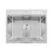 Мойка Mixxus MH6050-SK NANO-SILVER (3.0/0.8) с н.ст. со ступенькой для суш.,с подст.под ножи(нерж.)(MX1941)