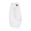 Пісуар підвісний Qtap Stork 350х310х685 мм, White з ІК-датчиком автоматичного змивання, заднє підведення, задній вихід QT1588102HW