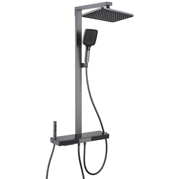 Душова колона з термостатичним змішувачем Mixxus Premium Next-009-J Graphite, 4 режими (MI6544) MI6544 фото