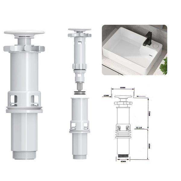 Раковина накладная Mixxus Premium STYLE-0202 600х350х140mm с донным клапаном и отверстием под смеситель (MP6512) MP6512 фото