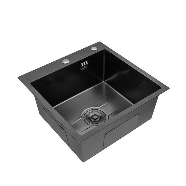 Кухонна мийка Kroner KRP Derby - 5050HM PVD (2,5/0,5 мм) CV027240 фото