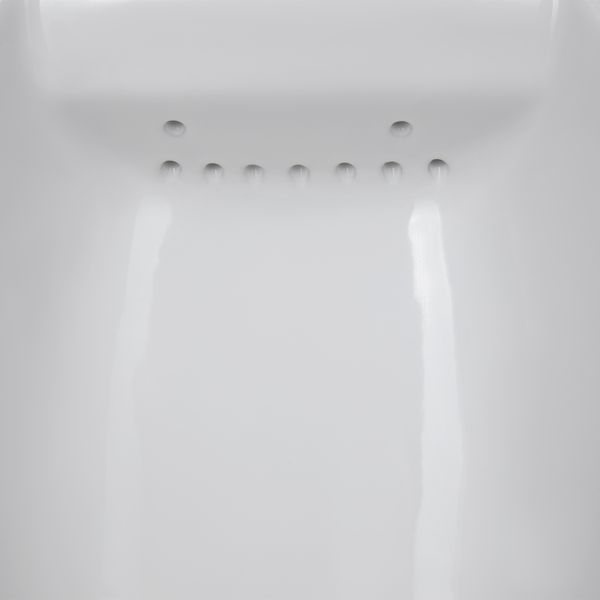 Пісуар підвісний Qtap Stork 350х310х685 мм, White з ІК-датчиком автоматичного змивання, заднє підведення, задній вихід QT1588102HW SD00051931 фото