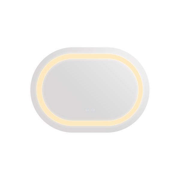 Зеркало Qtap Gemini 600х800 с LED-подсветкой Touch, с антизапотеванием, с диммером, рег. темп. цвета (3000-6500K) QT2578R6080 SD00052321 фото