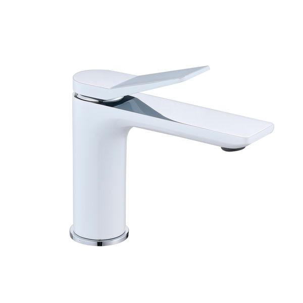 Смеситель для раковины Qtap Presto QTPRE270CRW45576 Chrome/White SD00051700 фото