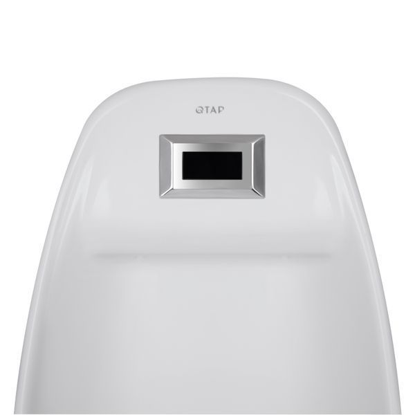 Пісуар підвісний Qtap Stork 350х310х685 мм, White з ІК-датчиком автоматичного змивання, заднє підведення, задній вихід QT1588102HW SD00051931 фото